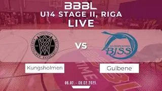 Kungsholmen Basket 2012 vs Gulbene 2012 | BBBL U14 | Stage II