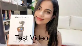 1st Video - Using Dji OSMO Pocket 3 - New Cam 📸 | Sana K
