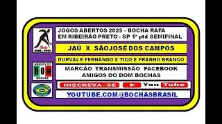 FRANGO BRANCO E TICO   X   DURVAL E FERNANDO - JOGOS REGIONAIS 2025 - 1ª ptd -  SEMIFINAL