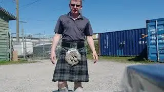 Highlander Grey Tartan Kilt from affordablekilts.com