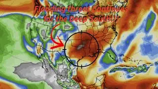 Flooding threat continues for the deep south! #flood #flooding