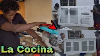 We manufactured the kitchen cabinets and countertops - (for my new apartment)