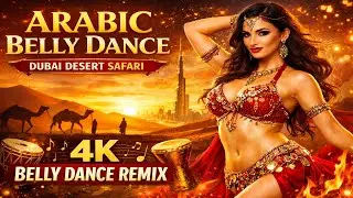 Arabic Belly Dance 4K 💃 Dubai Belly Dancer | Belly Dance Remix Music