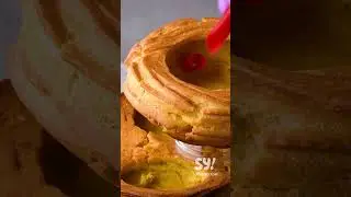 This churro chocolate fountain is the ultimate dessert experience