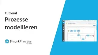 Modellieren eines BPMN Prozesses mit Aufgaben, Verbindern und Gateways