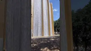 Houston TX Water Wall #houston #texas #houstontx #waterwall #travel