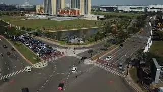 ICE BSD CITY | Jalanan BSD City  2,7K   Jual Footage Drone   DJI 0028