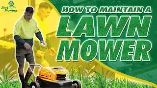 How to maintain a lawn mower with John from Jim's Mowing
