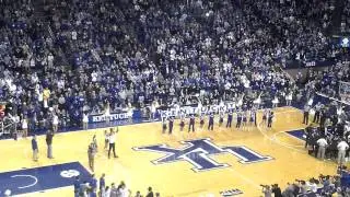 Terrence Jones performing the Y in Rupp Arena
