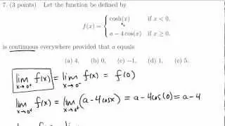 McGill - Math 140 - December 2011 - Questions 7 to 9