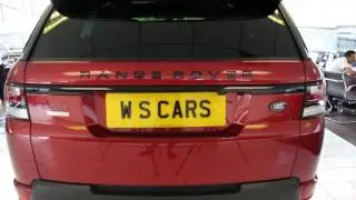 2013 Land Rover Range Rover Sport Autobiography - Chili Red, Ebony Leather