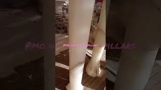 white onyx pillars