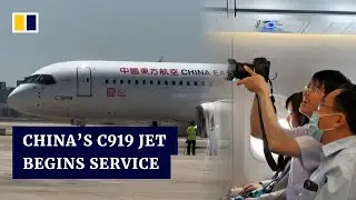 China&rsquo;s C919 passenger jet completes maiden commercial flight from Shanghai to Beijing