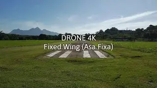 Drone 4k Voando Como Um AVI&Acirc;O - Asa Fixa