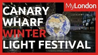 Winter Lights Festival begins in Canary Wharf