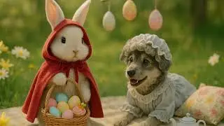 Happy Jazz with Cheerful Easter Bunny Rabbits | Uplifting Background to Study, Work, or Relax