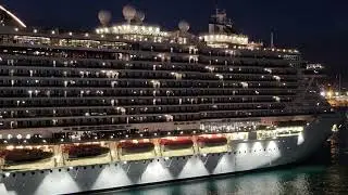 What happens when 2 cruise ships pass in the night 🙂🙃