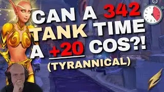 HOW DOES HE SURVIVE THIS!? 342 ilvl Tank vs +20 Mythic Key
