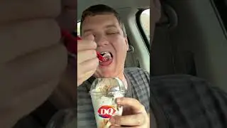Brownie & Oreo Cupfection 🍦🍦🍦 #shorts #DairyQueen #IceCream #Food #comedy #funny #random #jokes #