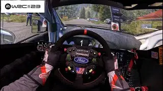 EA WRC 23 | Ford Puma at Central European Rally | Simagic Alpha Mini