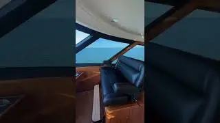 Views from the helm of this Viking 92 Skybridge!