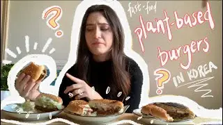 plant based burgers in korea | taste test