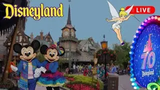 Disneyland Relaxing Fun Day Rides Shows #livestream