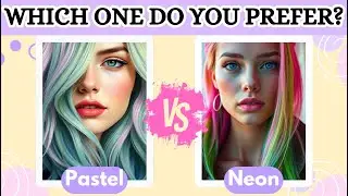 Pastel or Neon? 🌈✨ Aesthetic Quiz 2025| Personality Test
