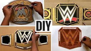 4 Different WWE Championship Titles You Can Make At Home