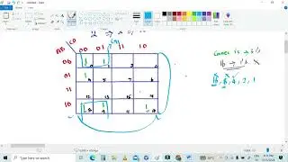 Reduce the following function using K-Map technique. F(A,B,C,D)=Sum of (0,1,4,8,9)