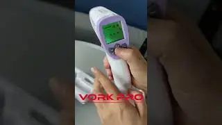 How does the Vork Pro USA Digital Thermometer work?