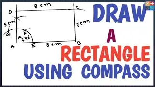 How To Construct Rectangle With The Help Of Ruler And Compass|Maths By Lisa MG|Drive Your Logic