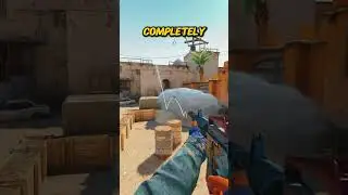 На участке B дымят из одной точки на участке Dust 2 #shorts #cs2