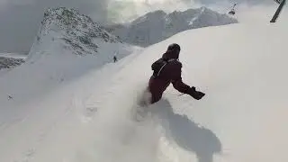 Powder Offpiste Snowboarding Solden Austria