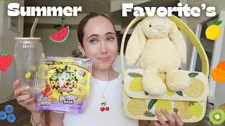 SUMMER FAVORITES | Jellycat, skincare & accessories