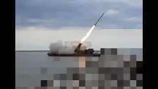 FIRST TIME IN THE WORLD: UAF MLRS SHOOTING FROM BARGE IN THE SEA