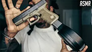 ASMR | **INSANE GUN SOUNDS** For SLEEP And Relaxation Whispers , Tapping . Soothing Triggers Etc..
