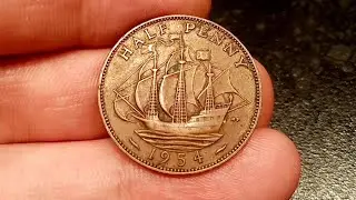 UK 1954 HALF PENNY Coin VALUE - Queen Elizabeth II 1954 Half Penny Coin Worth?