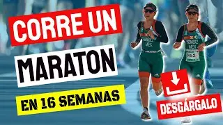 Corre un MARATON en 16 semanas ✅ Plan de Entrenamiento Principiantes 🏃🏽⚡