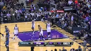 Ricky Rubio (RR9) clutch three point