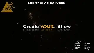 Feuerwerksbatterie MULICOLOR POLYPEN