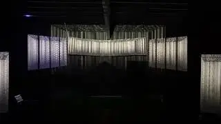 Structure installation and projection mapping live audio visual