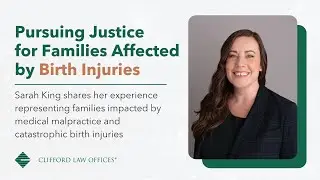Justice for Birth Injuries | Sarah King, Chicago Medical Malpractice Attorney