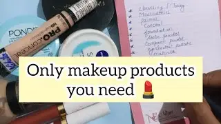THE ONLY MAKEUP PRODUCTS YOU NEED 💄 || Must Have Makeup Products