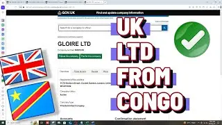 UK Company Formation from Congo 2025 | Easy LTD Registration | Create UK Limited Company from Congo