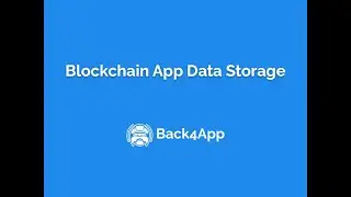Blockchain App Data Storage