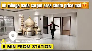 सिर्फ ₹?? में 2Bhk Nallasopara west mai| 5 मिनट स्टेशन से बस