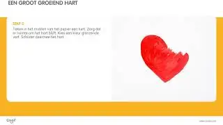Lesidee: een groot groeiend hart