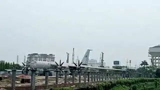Retired Soviet made aircraft stored in New Town, Kolkata.