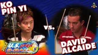 KO PIN YI vs DAVID ALCAIDE - 2012 US Open 9-Ball Championship